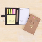 Set bút và  giấy note bìa kraft - In ấn logo theo yêu cầu