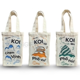 Túi vải canvas in logo KOI Thé