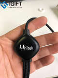 Bộ quà tặng cáp 3 in 1 phát sáng in logo Unitek