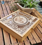 Hộp gỗ quà tặng khắc logo theo yêu cầu