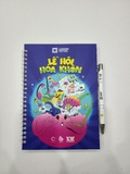 Sổ tay và Bút bi in logo Kid English