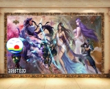 Decal game dán tường, kính, gỗ độc đáo ấn tượng, sang trọng - in theo size yêu cầu trên nhiều chất liệu - sẵn keo dán dễ