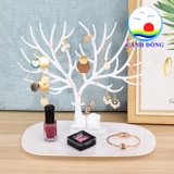 Khay đựng trang sức sừng con hươu giá treo nhánh cây tiện lợi