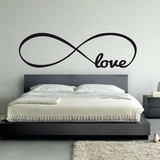 Decal dán tường tình yêu love vô cực