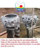 Chậu cây cảnh rồng long lân quy phụng đắp nổi bằng tay thủ công độc đáo, sang trọng -Nhận làm chậu cảnh, chậu bonsai nhiều kích thước và sơn phủ màu theo yêu cầu