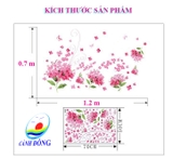 Giấy Dán Tường Hoa Đào Nở Rộ Xinh Tươi Và Tràn Đầy Sắc Màu