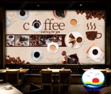 DECAL DÁN TƯỜNG QUÁN CÀ PHÊ COFFEE SANG TRỌNG