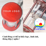 Đồng hồ cát có nắp mở bỏ cát - rỗng không gồm cát quà tặng lưu niệm, sự kiện cưới, ký kết hợp đồng