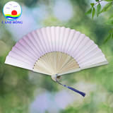 Quạt vải Pastel cán tre kiểu mới Cảnh Đông -Quạt Sự Kiện, Chụp Hình, Múa, Quà Tặng Cưới
