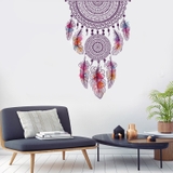 Decal dán tường nghệ thuật Dreamcatcher trang trí homestay, phòng khách, phòng ngủ  kiểu cách hiện đại sang trọng