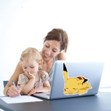 Decal dán tường phòng ngủ trẻ em pikachu combo 11 kiểu size lớn dễ thương