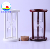 Đồng hồ cát có nắp mở bỏ cát - rỗng không gồm cát quà tặng lưu niệm, sự kiện cưới, ký kết hợp đồng