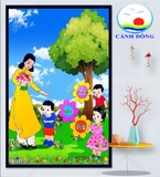 Decal dán tường lớp học cô giáo như mẹ hiền  ý nghĩa - in theo size yêu cầu trên nhiều chất liệu - sẵn keo dán dễ