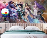 Decal game dán tường, kính, gỗ độc đáo ấn tượng, sang trọng - in theo size yêu cầu trên nhiều chất liệu - sẵn keo dán dễ
