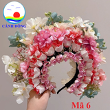 Cài tóc hoa chụp hình cổ trang, áo dài, cô dâu, tốt nghiệp , tết , dã ngoại phụ kiện chụp hình, phụ kiện cưới trang trí xinh