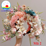 Cài tóc hoa chụp hình cổ trang, áo dài, cô dâu, tốt nghiệp , tết , dã ngoại phụ kiện chụp hình, phụ kiện cưới trang trí xinh
