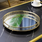 Khay tráng gương luxury, khay trà cao cấp , khay úp ly cốc , hộp khăn giấy trang trí khách sạn, nhà hàng, phòng khách sang trọng