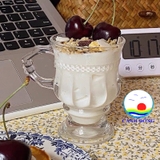 Ly cốc thủy tinh vintage hoàng gia sang trọng
