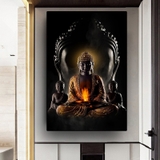 Tranh Phật vải canvas in 3D sang trọng có nhiều size nhỏ đến lớn