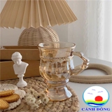 Ly cốc thủy tinh vintage hoàng gia sang trọng