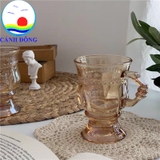 Ly cốc thủy tinh vintage hoàng gia sang trọng