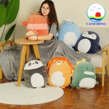 Gối tựa chim cánh cụt cute ý nghĩa êm lưng vải lông nhung mềm cao cấp -gối ôm, gối tựa sofa, gối đầu, quà tặng ý nghĩa