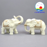 Tượng đôi voi phong thủy chiêu tài vượng khí