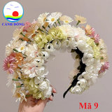 Cài tóc hoa chụp hình cổ trang, áo dài, cô dâu, tốt nghiệp , tết , dã ngoại phụ kiện chụp hình, phụ kiện cưới trang trí xinh