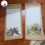 Tranh mành tre in ảnh theo yêu cầu Cảnh Đông – Quà tặng lưu niệm thủ công thiên nhiên-1 cái