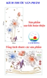 Giấy dán tường Đôi Cá Trong Hồ Hoa sang trọng