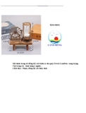 Mô hình trang trí đồng hồ cát bánh xe đu quay FIRRIS LONDON sang trọng