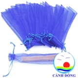 Túi vải voan dây rút đựng quạt giúp món quà trở nên cao cấp tinh tế và sang trọng hơn giao màu ngẫu nhiên