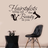 Decal dán tường Hairstylists phong cách