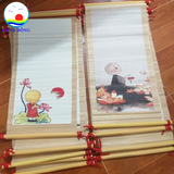 Tranh mành tre in ảnh theo yêu cầu Cảnh Đông – Quà tặng lưu niệm thủ công thiên nhiên-1 cái