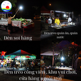 Đèn treo năng lượng mặt trời siêu sáng Cảnh Đông - Trang trí sân vườn, sự kiện ngoài trời , hội chợ, chợ đêm