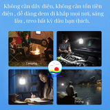 Đèn treo năng lượng mặt trời siêu sáng Cảnh Đông - Trang trí sân vườn, sự kiện ngoài trời , hội chợ, chợ đêm