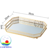 Khay tráng gương luxury, khay trà cao cấp , khay úp ly cốc , hộp khăn giấy trang trí khách sạn, nhà hàng, phòng khách sang trọng