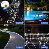 Dây đèn led trang trí sạc pin năng lượng mặt trời Cảnh Đông - Trang trí sân vườn, cửa hàng