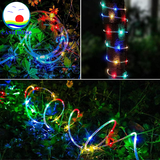 Dây đèn led trang trí sạc pin năng lượng mặt trời Cảnh Đông - Trang trí sân vườn, cửa hàng