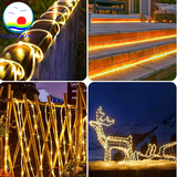 Dây đèn led trang trí sạc pin năng lượng mặt trời Cảnh Đông - Trang trí sân vườn, cửa hàng