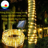 Dây đèn led trang trí sạc pin năng lượng mặt trời Cảnh Đông - Trang trí sân vườn, cửa hàng