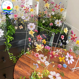 Tranh đèn led hoa khô -Bảng quét mã QR-Quà tặng sự kiện , trang trí Cảnh Đông -in thông tin theo yêu cầu