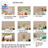 Tranh đèn led hoa khô -Bảng quét mã QR-Quà tặng sự kiện , trang trí Cảnh Đông -in thông tin theo yêu cầu