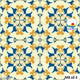 Decal dán tường giả gạch bông in họa tiết sáng tạo không gian nhà đẹp ấn tượng  - in theo size yêu cầu trên nhiều chất liệu - sẵn keo dán dễ