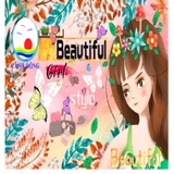 Giấy dán tường cô gái BEAUTIFUL GIRL style họa tiết đẹp mắt