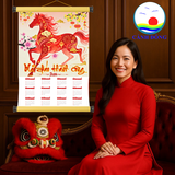 Lịch Tết 2026 Mã Đáo Thành Công – Quà Tặng Tết Bính Ngọ Cảnh Đông - Lịch 2026 ngày âm dương - Nhận In Theo Yêu Cầu