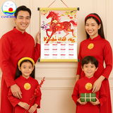 Lịch Tết 2026 Mã Đáo Thành Công – Quà Tặng Tết Bính Ngọ Cảnh Đông - Lịch 2026 ngày âm dương - Nhận In Theo Yêu Cầu