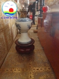 Đế gỗ tròn, đôn gỗ tròn đặt tượng, vật phẩm, lọ bình hoa, ngọc thạch, lư hương trang trí phong thủy sang trọng
