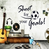 Decal dán tường chữ truyền động lực tiến thẳng mục tiêu shoot for your goals