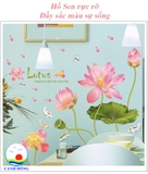 Giấy dán tường hoa sen - Lotus sang trọng